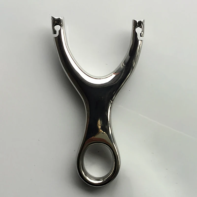 Stainless Steel Outdoor Slingshots para a caça, High Precision Slingshot, Elástico Tradicional, Big Power Catapult