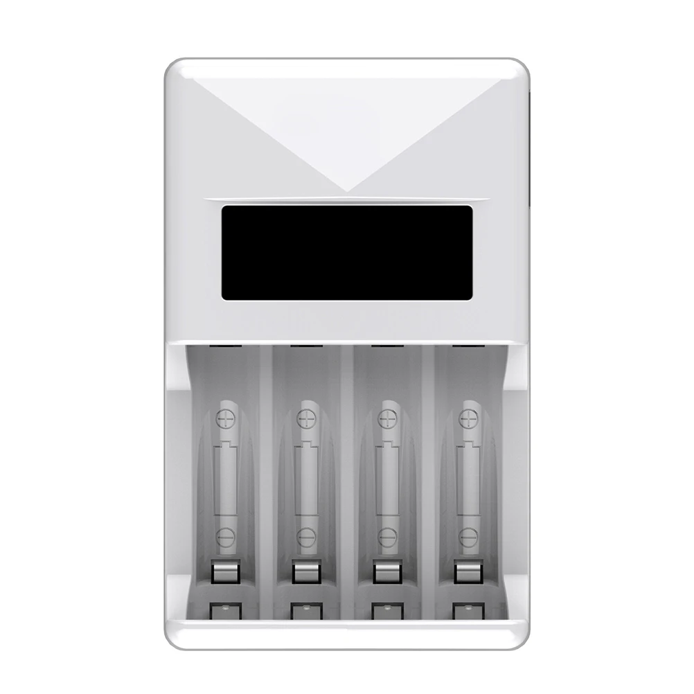 

Lcd 4-Slot Smart For Rechargeable Aa Aaa Nimh Individual Control Overheat Protection Eu Plug