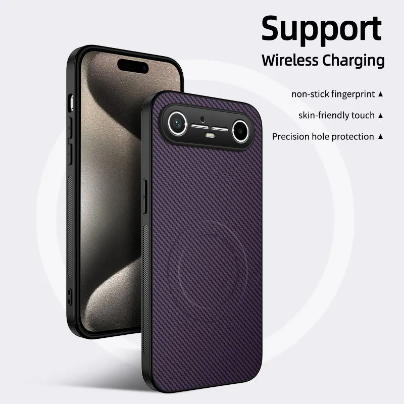 Magnetic Case For Tecno Pova Slim 5G Spark Slim Skin-feel Carbon
