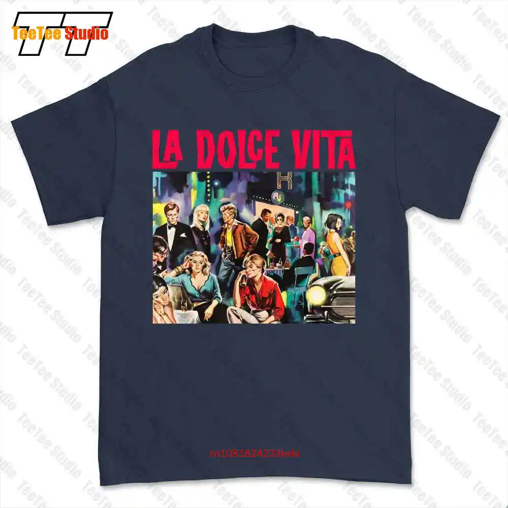 La Dolce Vita 60S Fellini Movie Film Poster T-shirt Tee 2AAA