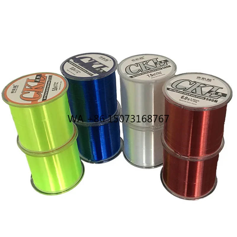 

Customized High Tensile Nylon Fishing Line Mainline Sub Line Saltwater Freshwater Fishing Tackle Diameter 0.1mm-0.6m