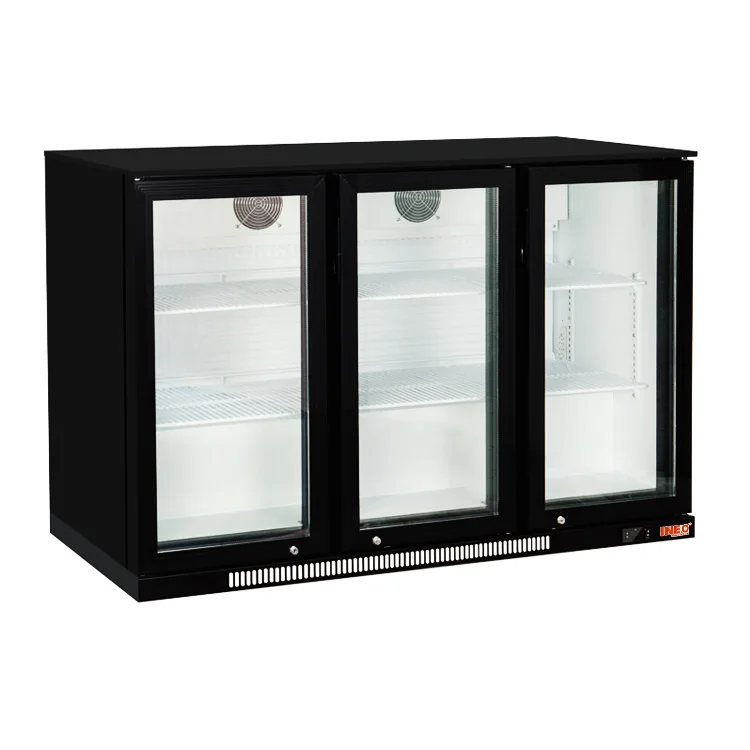 Double Door Display Mini Beer Fridge Energy Drink  Top Refrigerator for Commercial Bar Shop Beverage Storage
