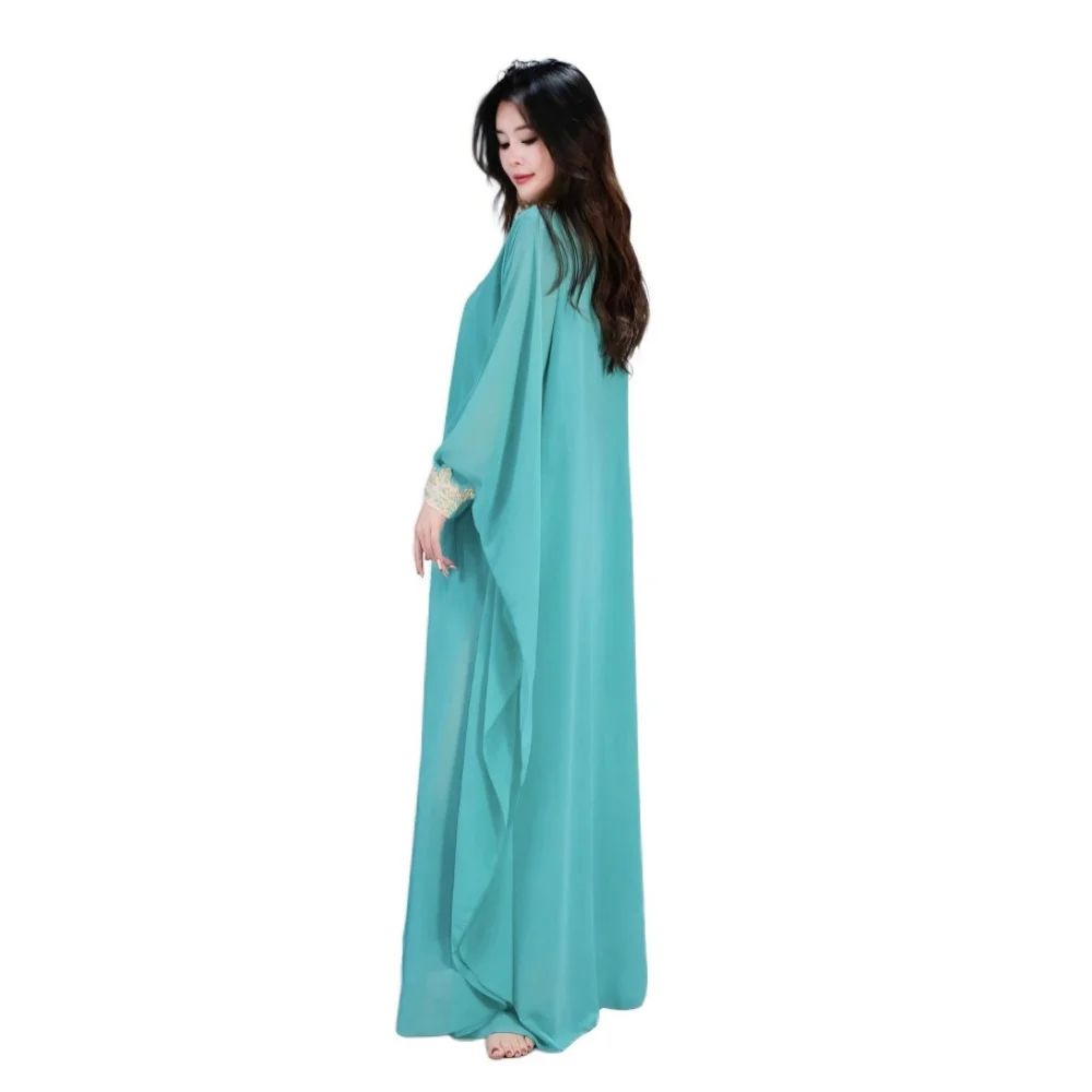 Belly Dance Robes Advanced Elegant Embroider Khaleegy Robe Adult Female Kaftan Dress Oriental Dance Competition Waiting Costumes
