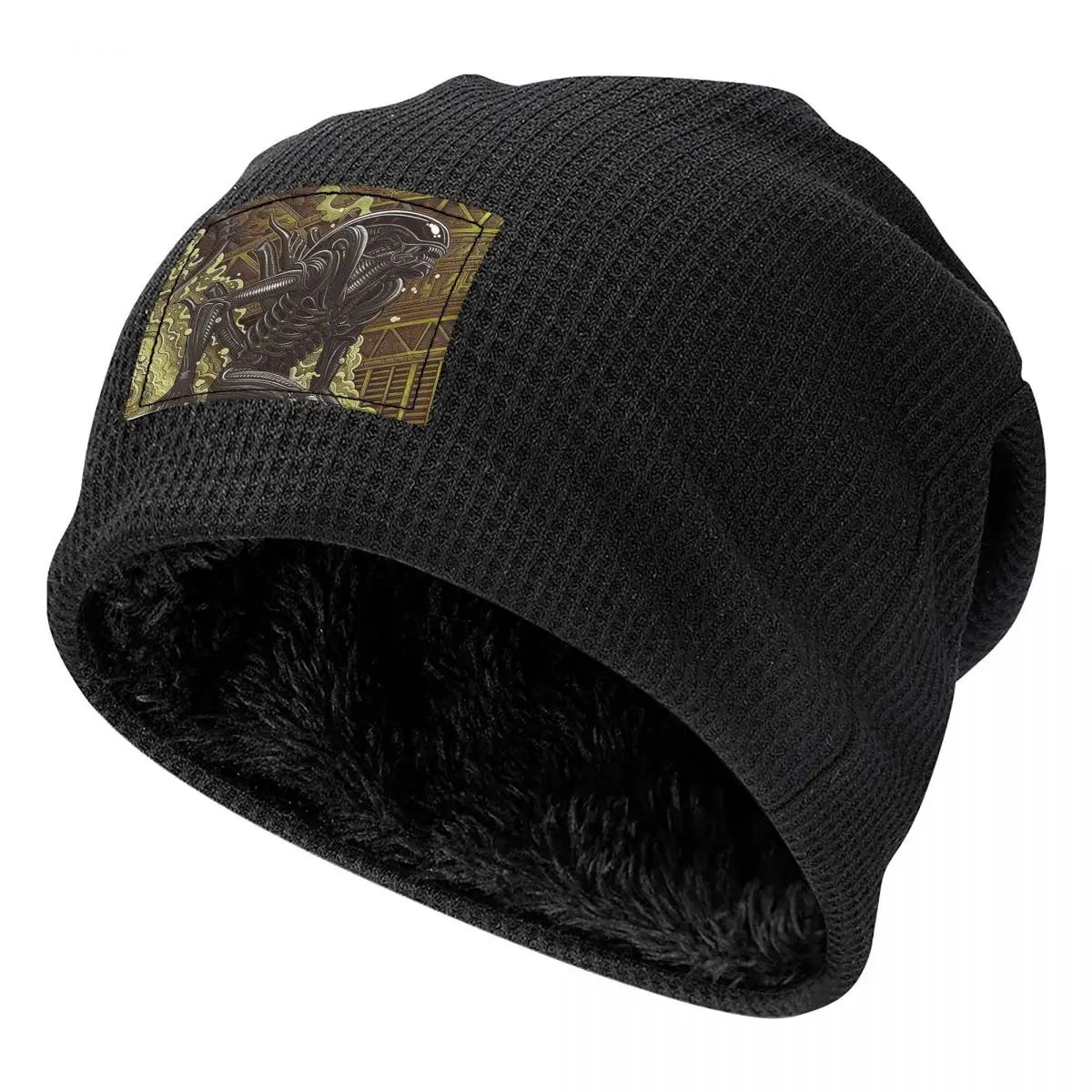 Movie Alien Men Women Adult Beanies Caps Fleece-Lined Bonnet Hat Warm Fashion Autumn Winter Outdoor Skullies Hats