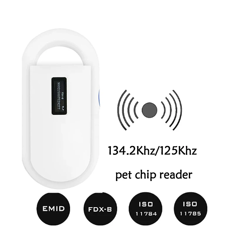 USB RFID Handheld Microchip Pet Scanner For Animals Fdx-b ISO11784/5 Animal Pet ID Reader Chip for Dog Cat Horse