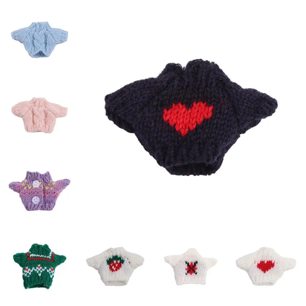 

Sweater Clothes Christmas Style Dolls Sweater White/Red/Green Cute BJD Doll Clothes Idol Dolls 10cm for 16cm/17cm Bjd Doll