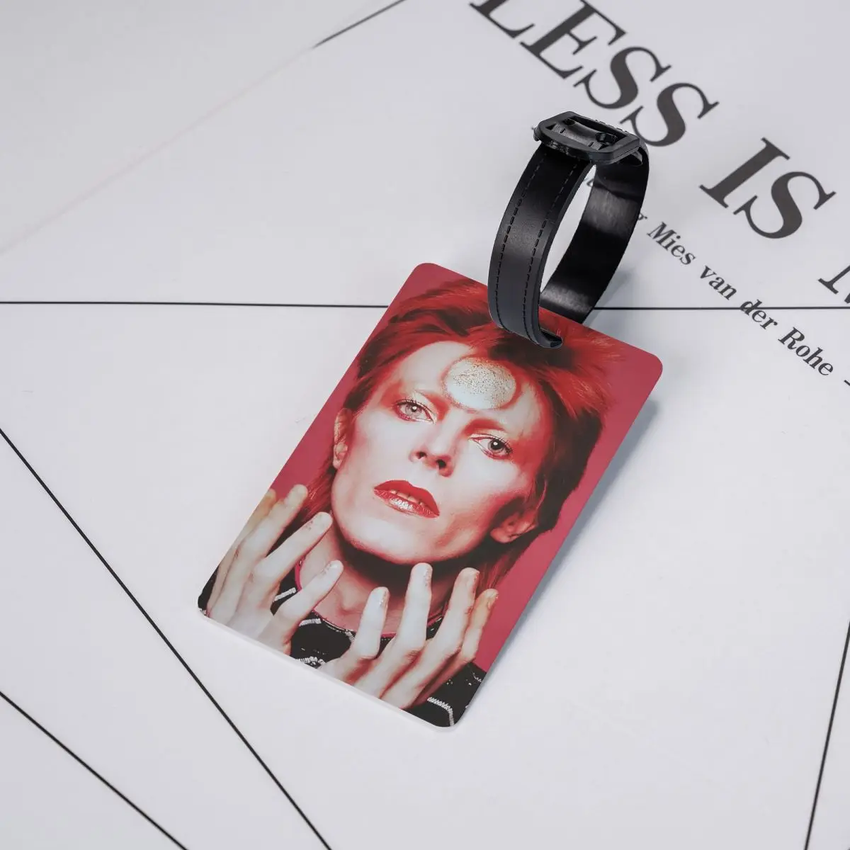 

Бирки для багажа Davids Bowie: аксессуары для чемоданов, этикетки для путешествий, держатели для багажных бирок, именные бирки с адресом