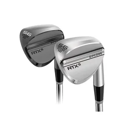 Cuñas de Golf RTX6, palos de Golf, 48, 50, 52, 54, 56, 58, 60 Lob, poste de arena, plateado y negro