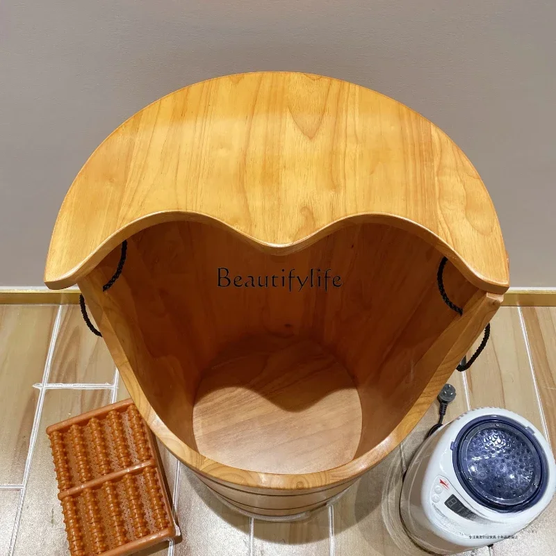 ls 04 Foot Massage Foot Bath Footbath Barrel Oak Fumigation Height Foot Barrel