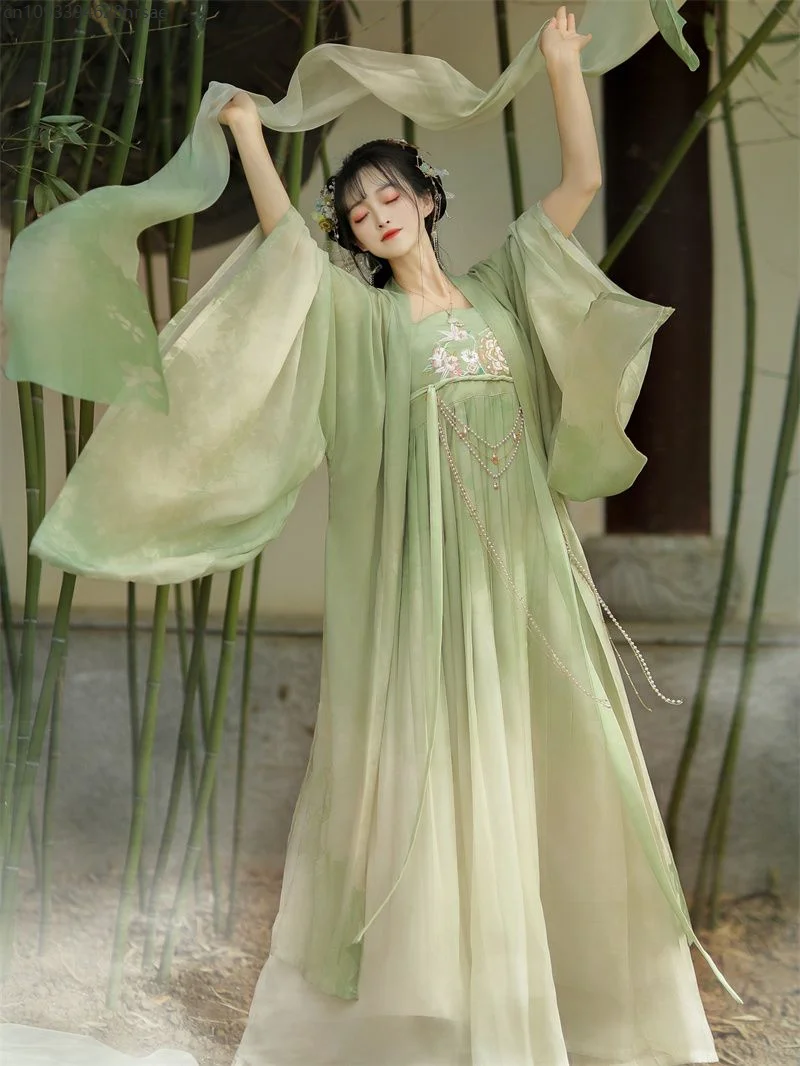 

Ancient Traditional Chinese Women Hanfu Dress Fairy Folk Dance Tang Dynasty Princess Outfits Chinese Style Carnival Cosplay