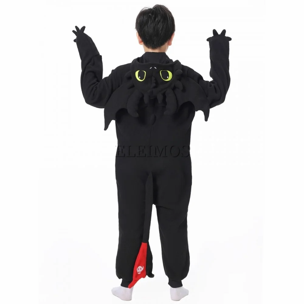 Kigurumi Onesie preto e branco para adultos e crianças, pijama animal, traje de Halloween, macacão cosplay, presente de Natal, mulheres e homens