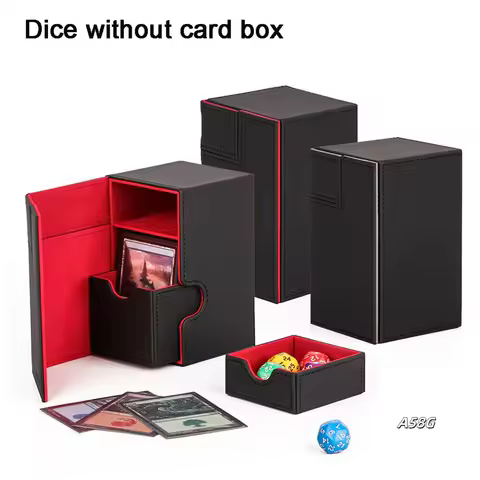 Ultra 100+Cards Deck Box Leather Board Games Cards Deck Case For Magical All The Cards Keyforge