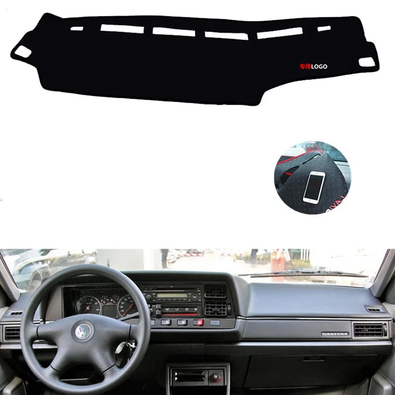 For Volkswagen Santana 2004 2005 2006 2007 2008 2009 2010 2011 2012NonSlip Dashboard Cover Mat Instrument Carpet Car Accessories