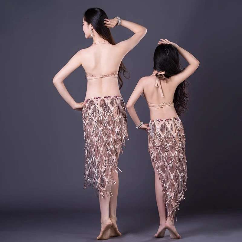 ที่กําหนดเอง Belly Dance เครื่องแต่งกายฝึกเสื้อผ้าชุดเด็กประสิทธิภาพ Oriental Drum Dance Exotic Dancewear