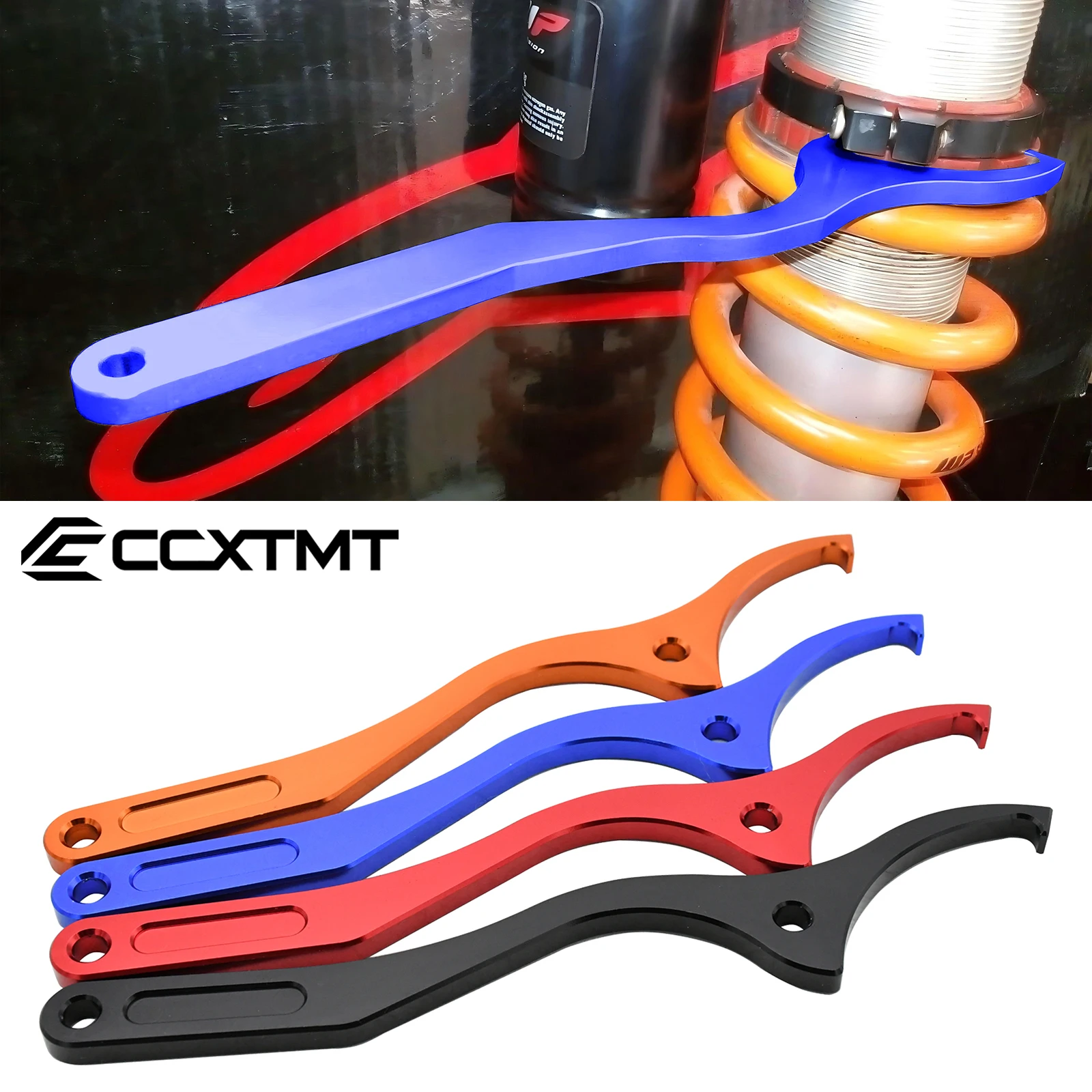 Motorcycle CNC Rear Damping Shock Spanner Wrench For KTM SX XC SXF XCW XCF EXC EXCF For Husqvarna FC FE TC TE 125-501cc Parts