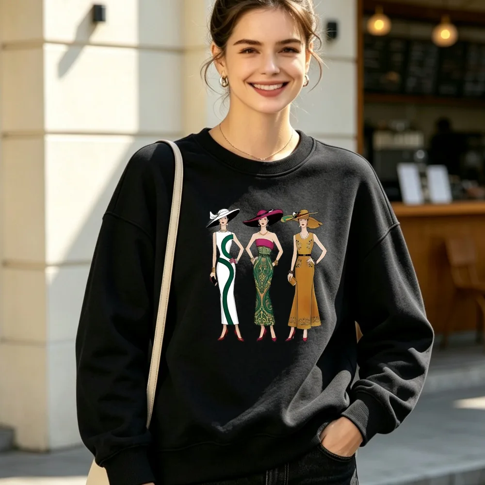 Elegant Art Vintage Letter Print Women'S Essential Round Neck Tea New Sweet Salt Apricot Womens Strange Loose & Slim Casual Tops