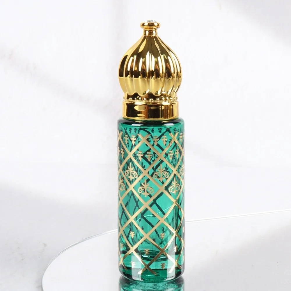 New 8ml Empty Perfume Bottle Glass Roller Ball Portable Glass Bottle Color Packaging Roll-on Bottle Perfume Making