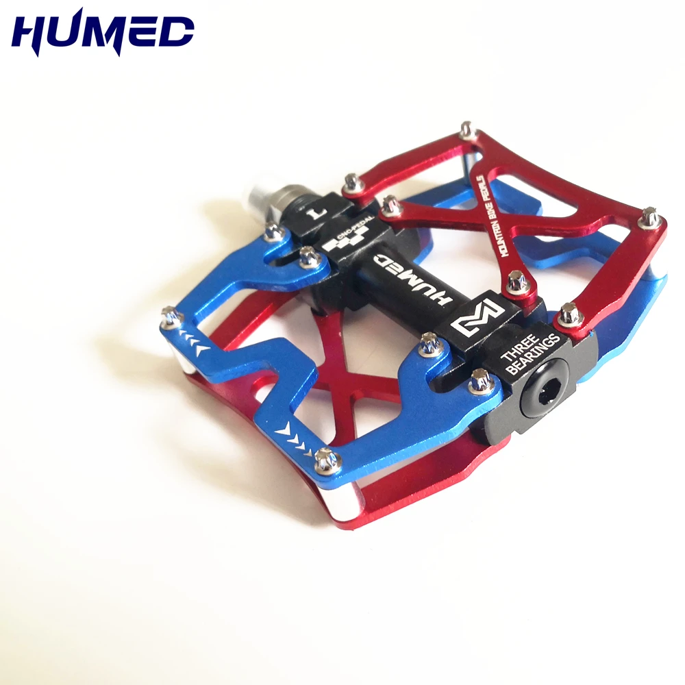 New 3 Bearings Bicycle Bike Pedals Ultralight Aluminium Alloy MTB Road Bike Pedals Flat Platform Bicicleta Cycling Parts