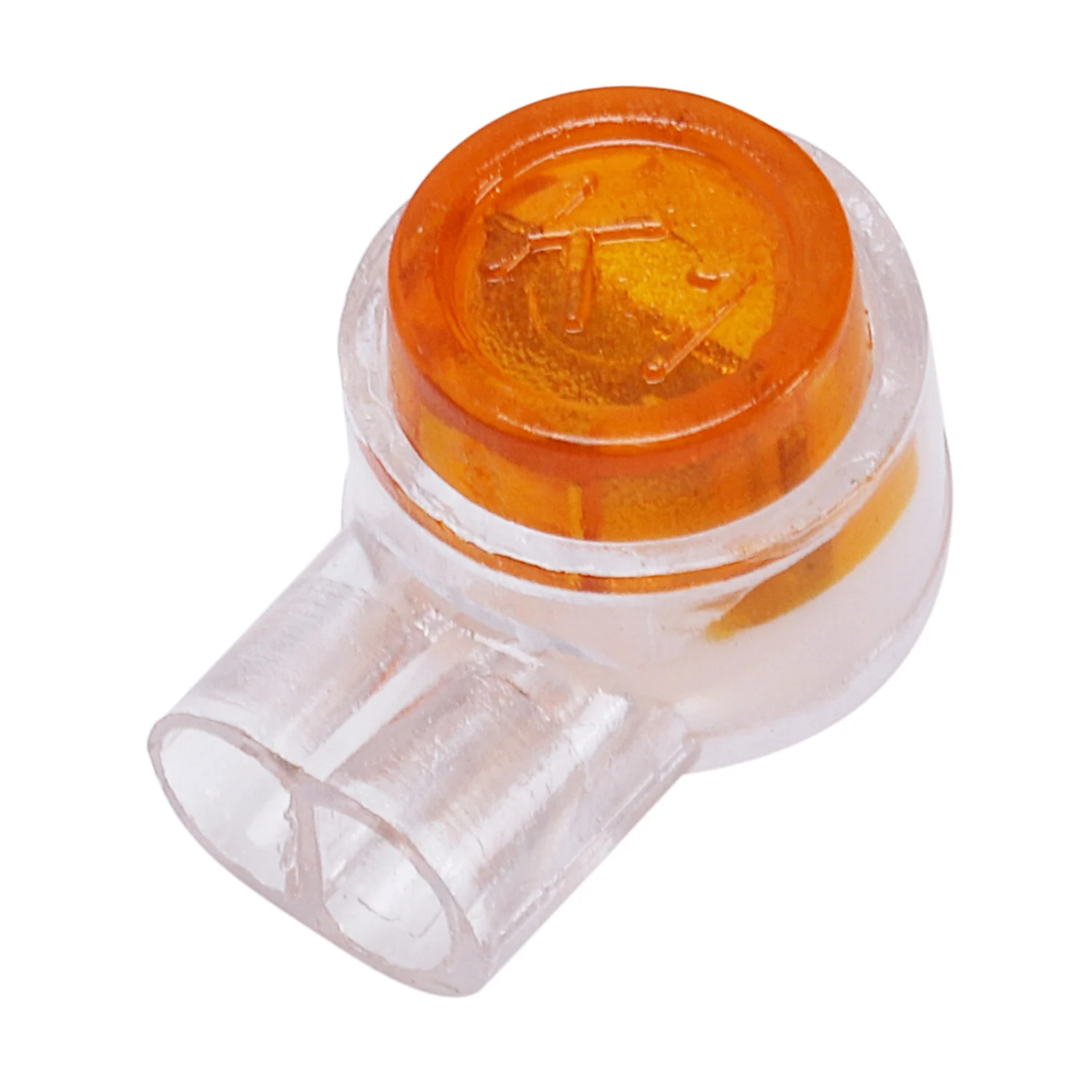 Buy Now 50 Pieces Yellow Button Gel Filled Phone Wire Butt Splice UY Connector 2 Port