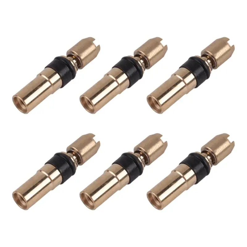 

6Pcs Three-Stage Piston Head High-Pressure Copper Head For 6Mm 30Mpa High-Pressure Pump Piston Parts