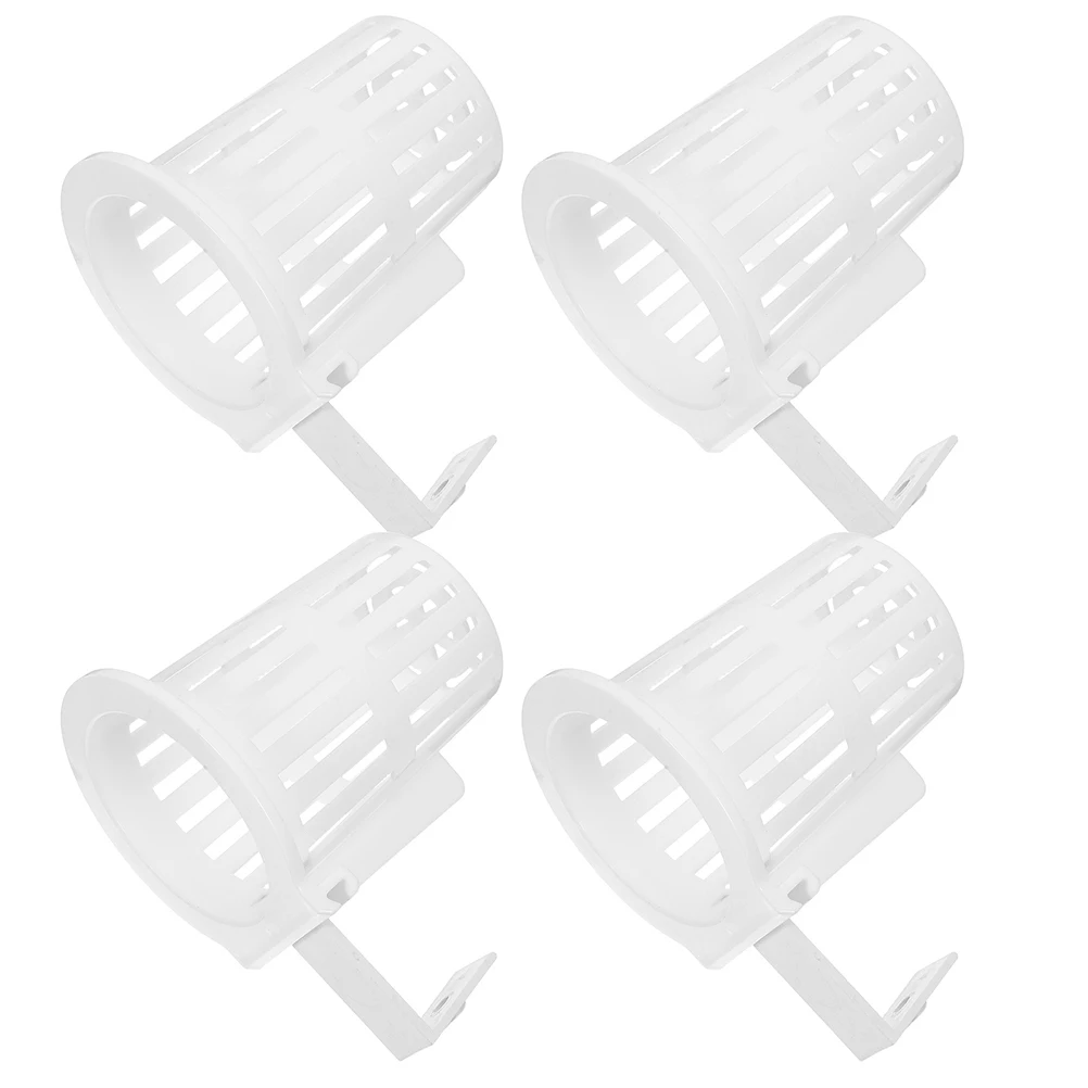 

4pcs Hydroponic Decorative Hanging Basket Wall Mounted Planter Aquarium Fish Tank Plants Pots Soil Free Growth Observation