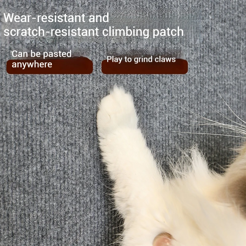 Cat Scratch Mats Cat Scratching Post Carpet Cover Self-Adhesive Furniture&Couch Protector Cat Climbing Mat Pet Training Cat Toys