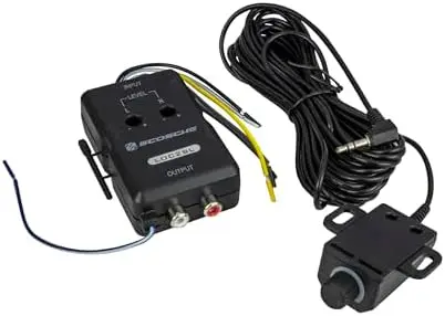 

Scosche LOC2SL Line Output Converter with Remote Knob – 2CH RCA Car Audio Converter for Subwoofer & Amp