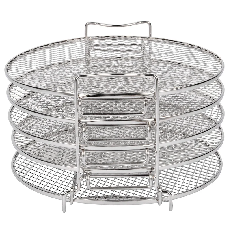 Imagem -04 - Rack de Desidratador para Ninja Food Pot Duo Crisp qt 6.5 qt Aço Inoxidável Camadas Empilháveis