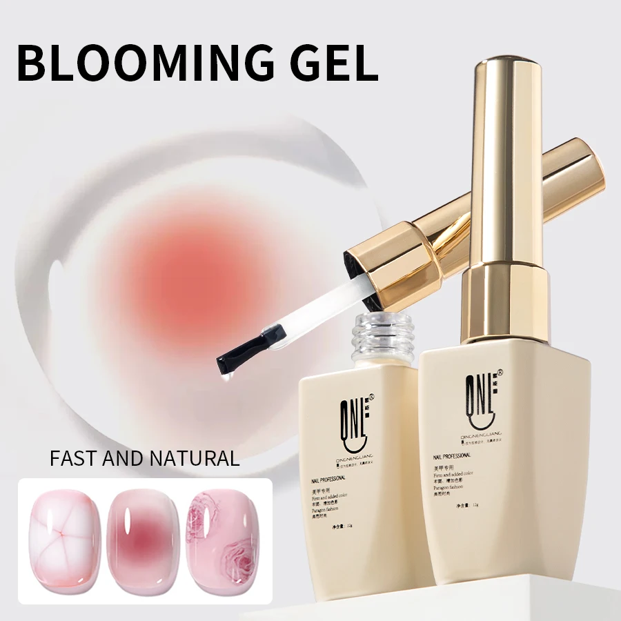 RS NAIL 12ml Clear Blooming Gel Polish Soak Off UV LED Transparent Blossom Gradient Gel Nail Art Semi Permanent Nail Varnish Gel - Image 2