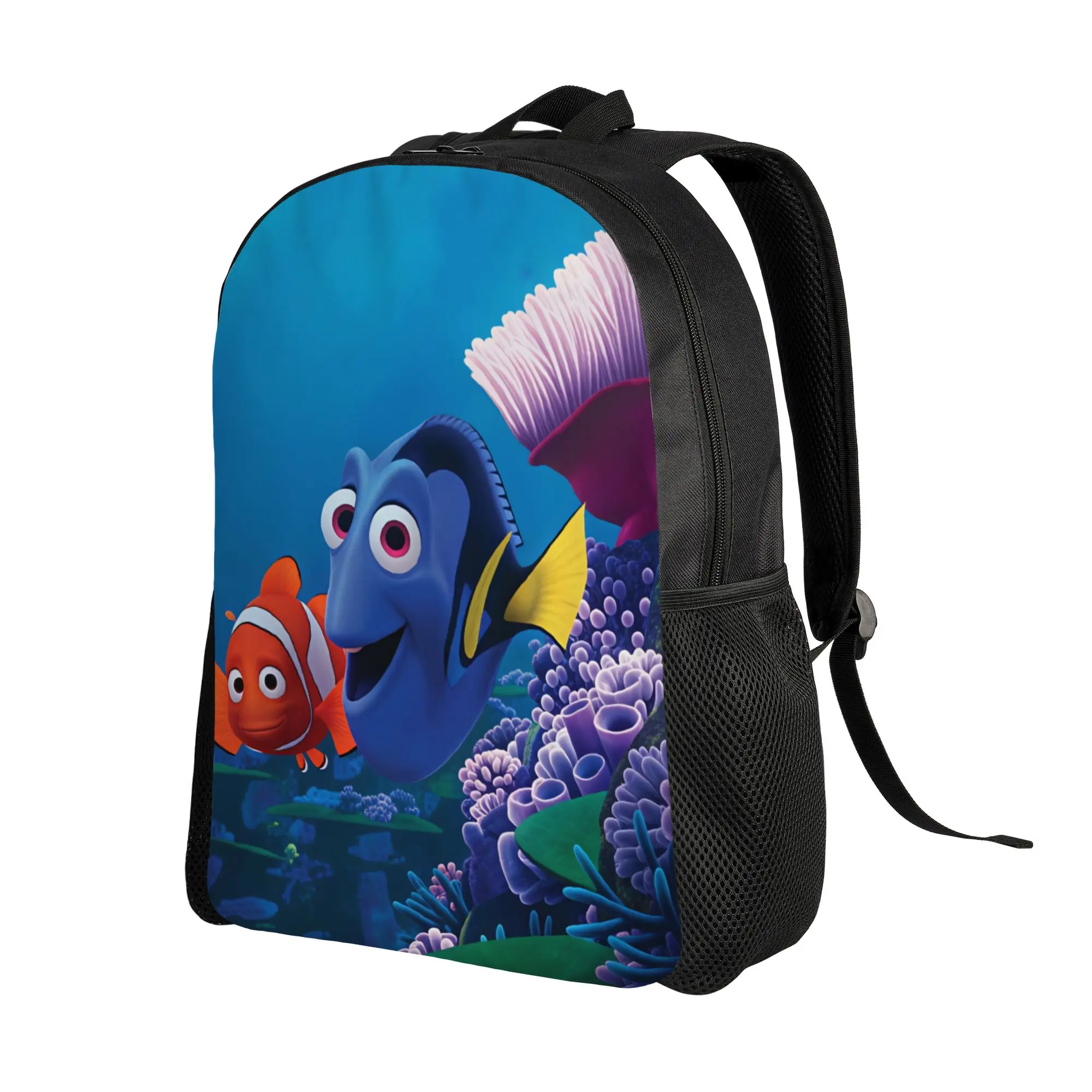 Finding Dorys Nemos Backpack Movie  Trekking Backpacks Boy Custom Print High School Bags Streetwear Rucksack