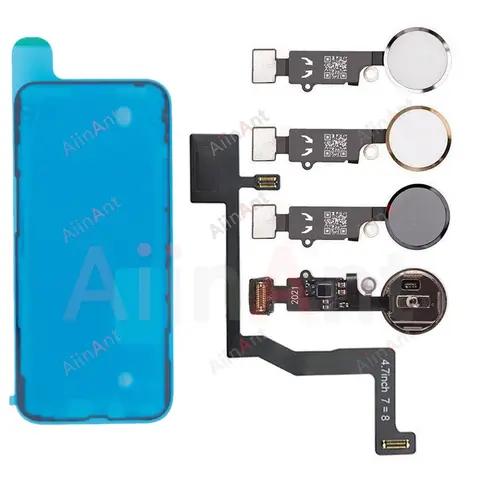 Adesivo impermeabile + flessibile per iPhone 7 8 6 6s Plus SE 2020 2022 2 3 Ritorno Indietro Tasto Home Cavo flessibile Parti del telefono