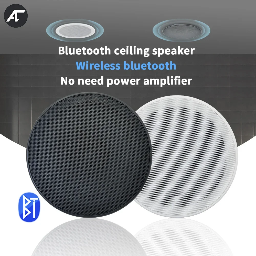 

2pcs Bluetooth Ceiling Speakers 6inch HIFI stereo Loudspeaker Home Theater Sound System for living room Surround Sound Amplifier