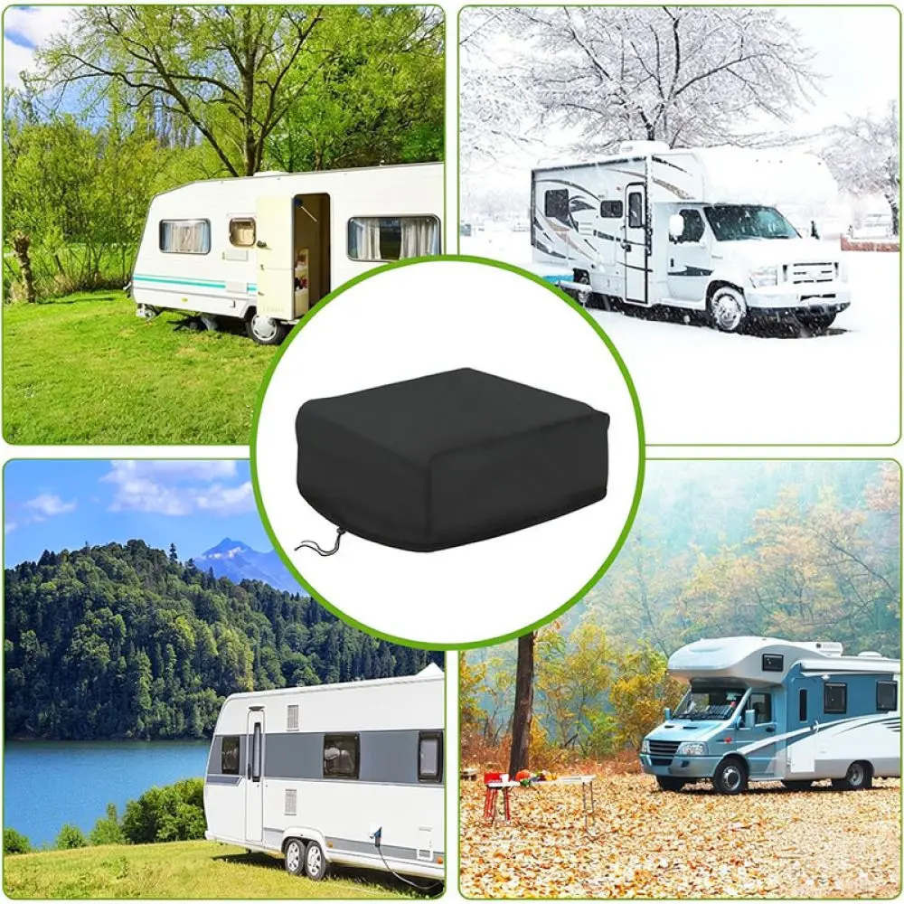 Universal Roof Air Conditioner Cover For RV Waterproof Sunproof Shield For Caravan Trailer Exterior Travel Accessory