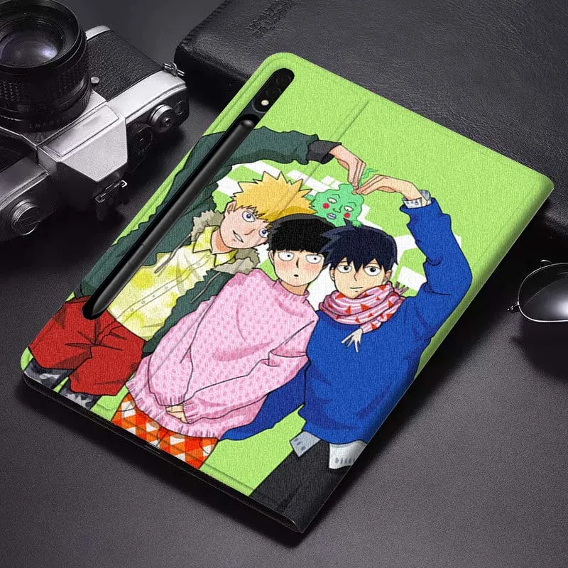 

Mob Psycho 100 Anime Tablet Case For Samsung Galaxy Tab S7 S8 S9 S10 FE Plus Lite 11 12.4 13.1 Inch