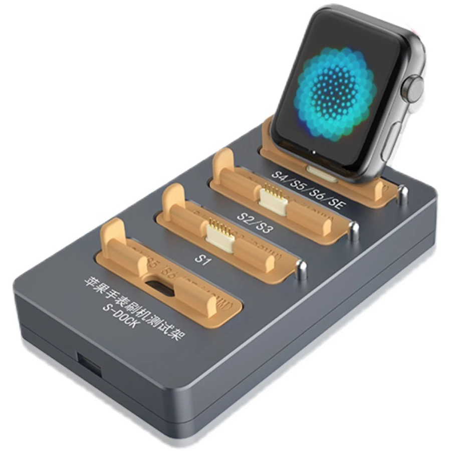 S-DOCK Watch Brush Reboot Restore Tester Flashing Tool with One-key Automatic Positioning Watch Test Brush Device