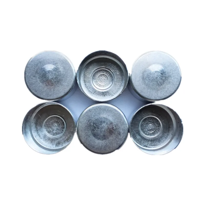 

100pcs Only Caps Of Empty Tube Aluminum Cartridges With Diameter 22mm
