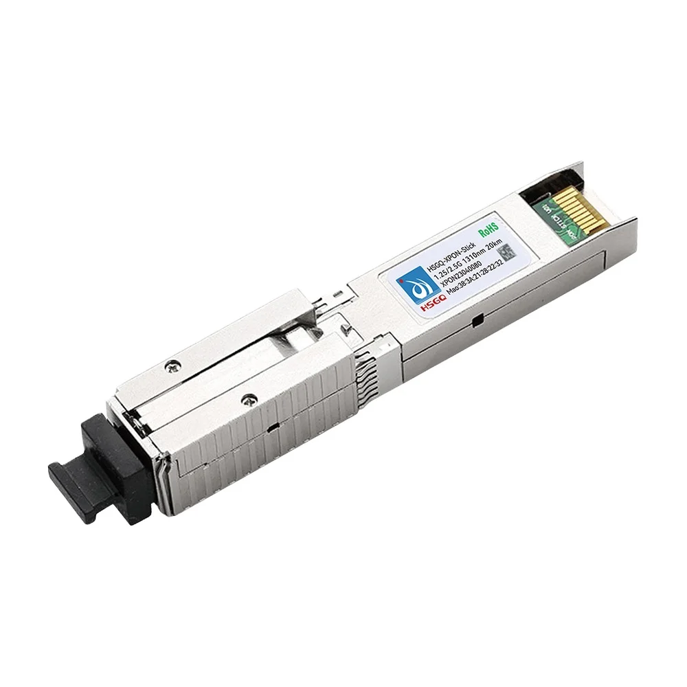 

HSGQ XPON ONU stick SC/UPC 1.25G 2.5G 20KM SFP с MAC внутри