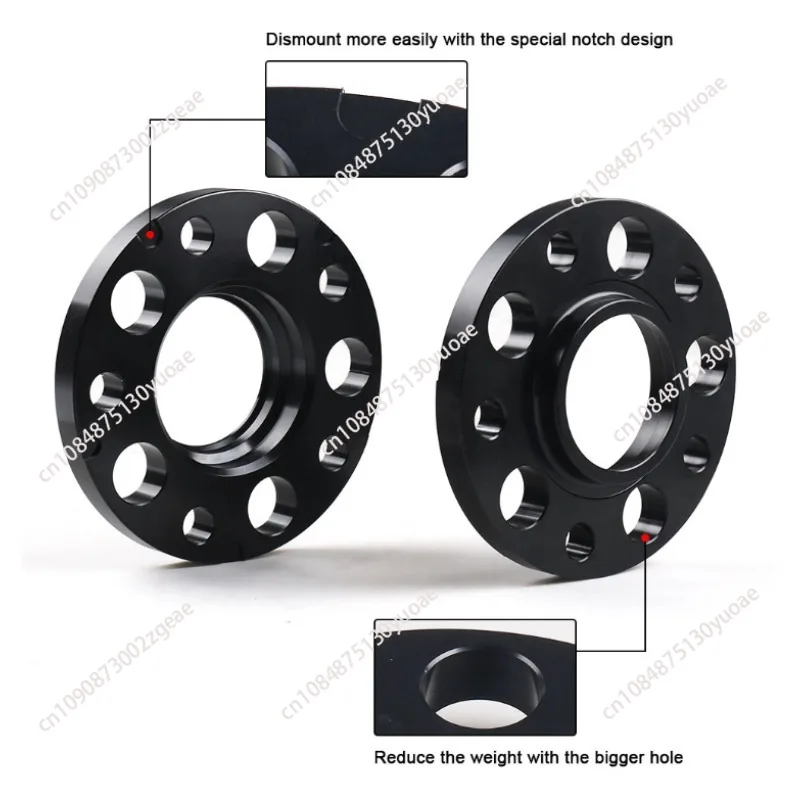 Wheel Hub Flange Suitable for BMW, M12 * 1.5 Bolts, 5x120, 72.56mm, 15mm, 20mm, 4 Pieces