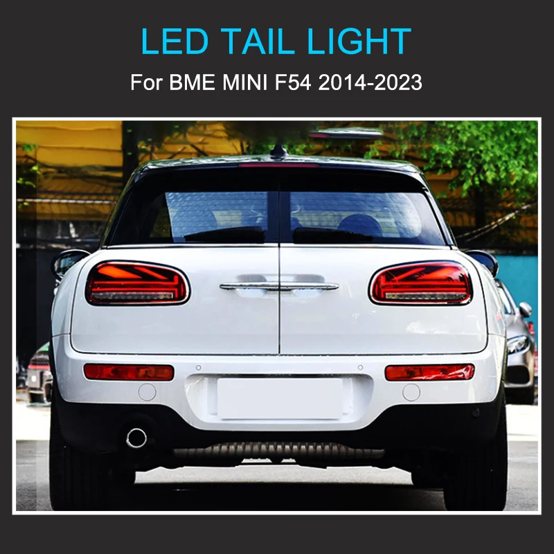 1 Pair LED Tail Light Assembly for MINI F54 Countryman 2014-2023 Taillights Plug and Play LED Dynamic Turning Rear Tail Lamps