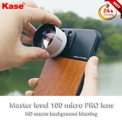 Kase Master Level 100 Macro PRO Lens For iPhone/Huawei /Xiaomi /ViVO /OPPO Plus HD DSLR Photography Of Insects Flowers