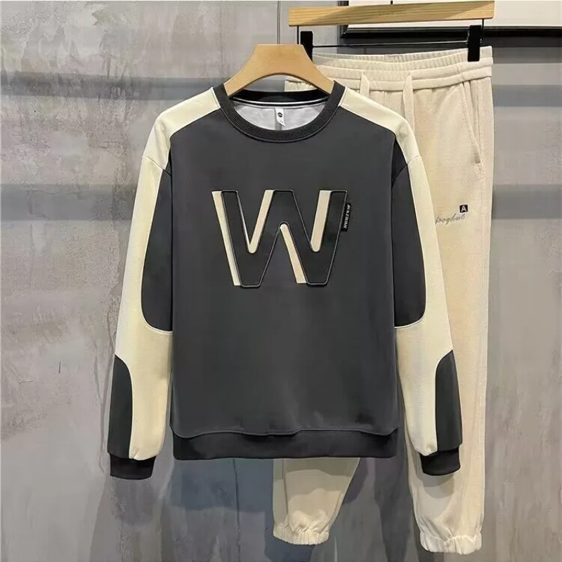 Crewneck Sweatshirts for Men Harajuku Fashion Funny Pastel Color New in Sweat Shirt Novelty and S Round Neck Man Pullover Green