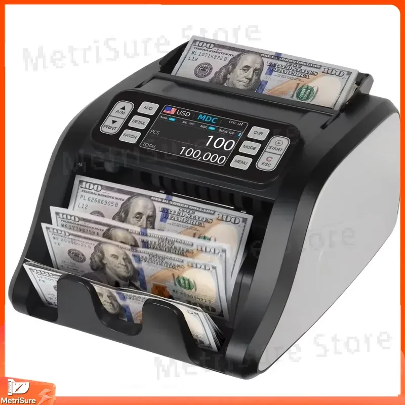 High Speed Multi Currency Cash Counter ALN60D for USD EUR GBP JPY CAD AUD CHF CNY Mixed Value Banknote Counting