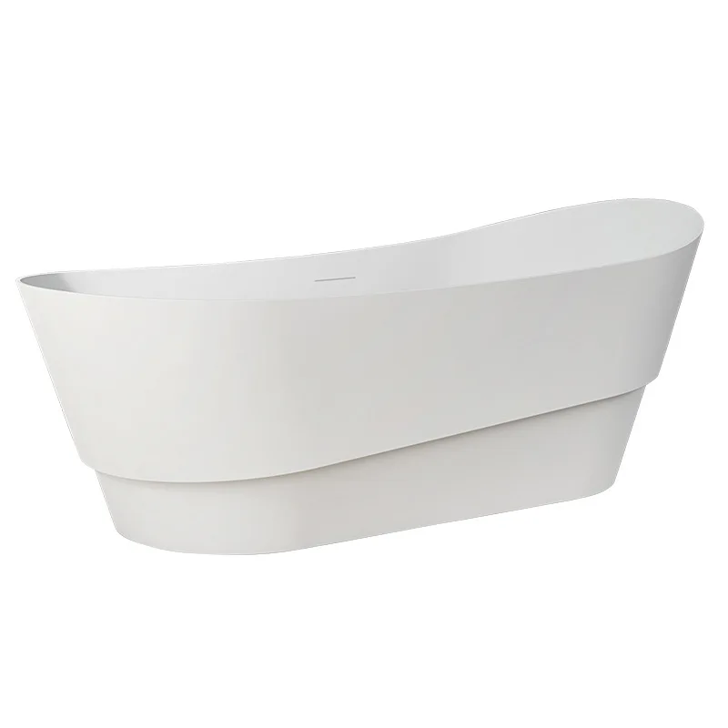 

Luxurious Adult Freestanding Whirlpool Bathtub Special Shapes with Drainer for Indoor Bathroom Soaking Comfort & Relaxation