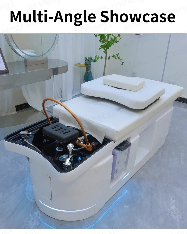 XinSheng 2025 Salon-Massage-Shampoo-Liege, Kopf-SPA-Haarwasch-Ausrüstung, Schönheitspflege-Couch, Sofa-Kissen, Gewerbliche Möbel – Detail 13