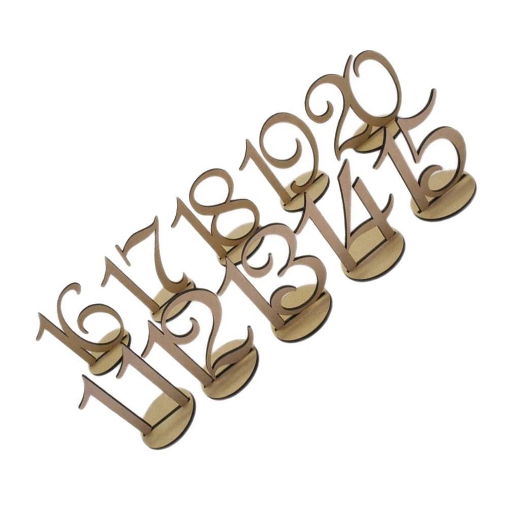 

10pcs Seat Board Wooden Table Number Table Numbers for Wedding Banquet Wooden Signs Restaurant Accessories