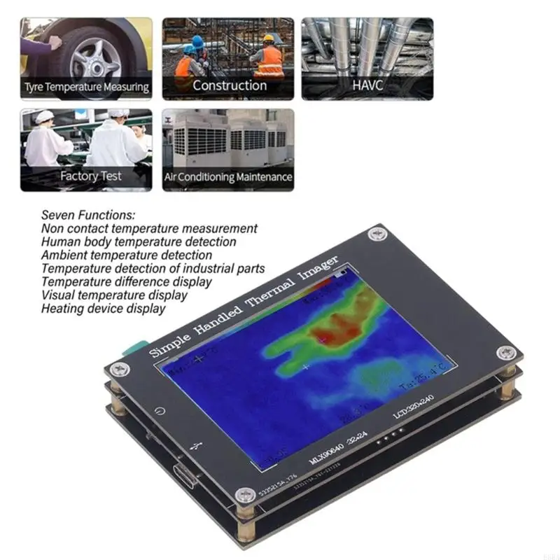 

E8BA Handheld Thermal Imaging Device 240x320 Imager с четким цифровым дисплеем для эффективной диагностики на сайте