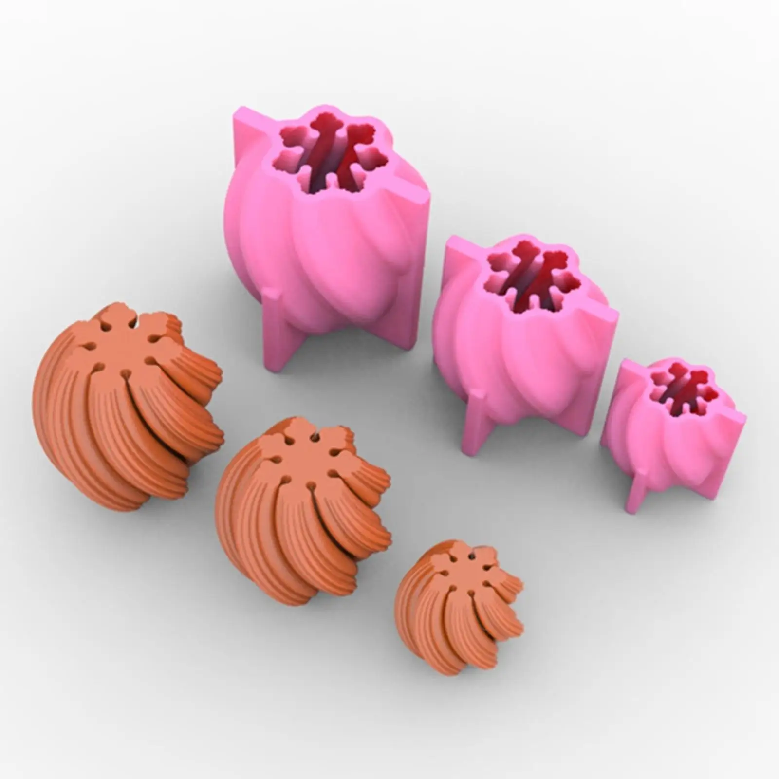 

3D Rotating Silicone Candle DIY Soap Ornament Supplies for Wedding Gift Cake Decorating Decoration