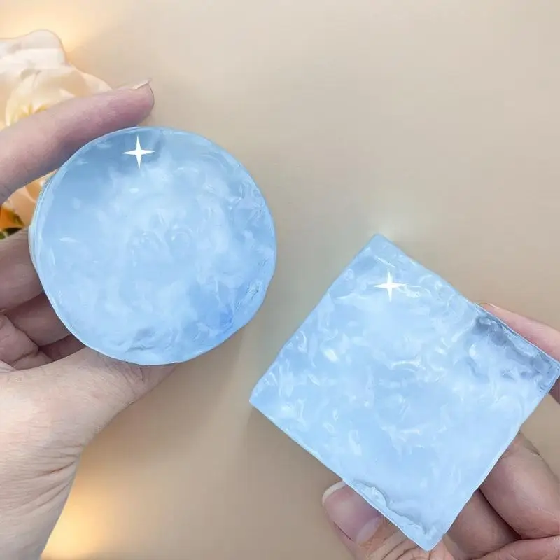 1 pièce Jouet sensoriel créatif, cube anti-stress super doux, transparent, à texture océanique, jouet à presser