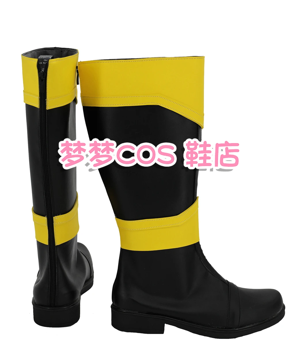スーパー戦隊怪盗戦隊ルパンレンジャールパンイエローコスプレ衣装靴カーニバルパーティーハロウィンブーツ手作りブーツ
