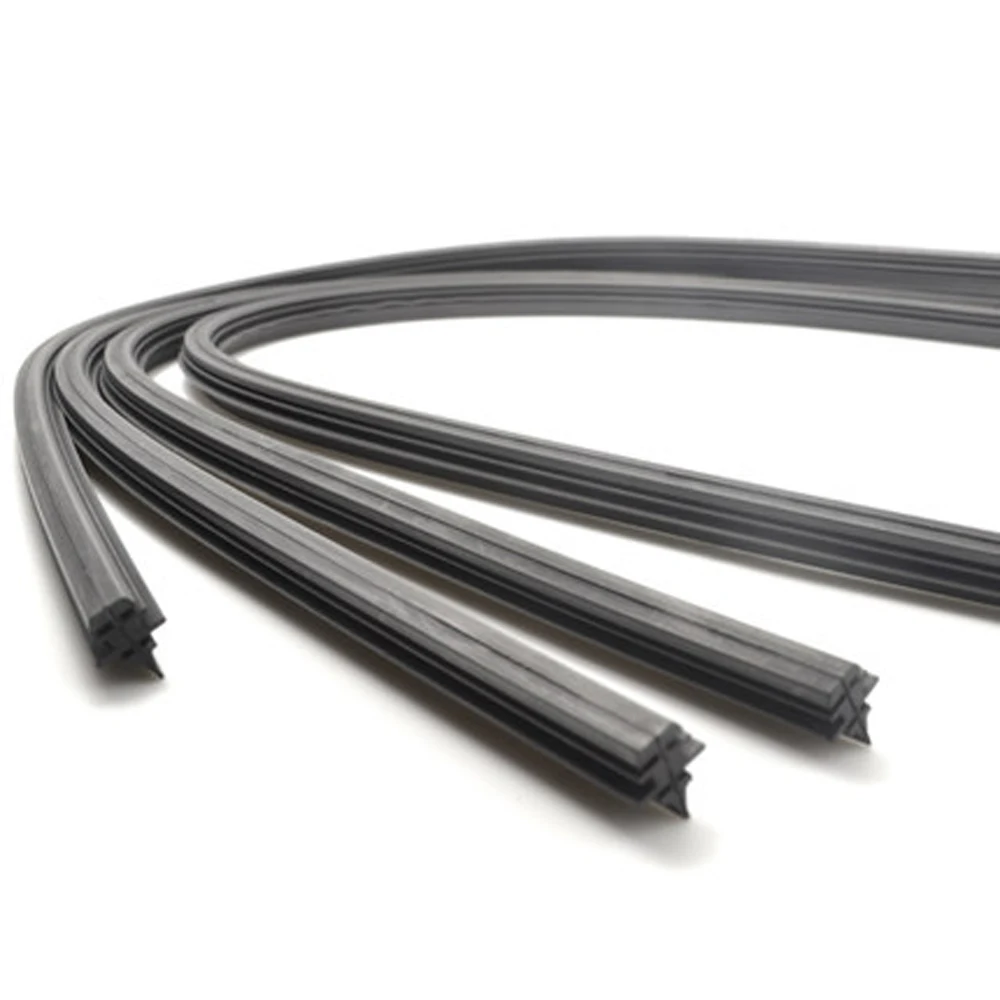 For Auto Car Bus Windshield Car Silicone Universal Frameless Windshield Wiper Blade28'' 26'' 6mm Silicone Wiper Blade Frameless